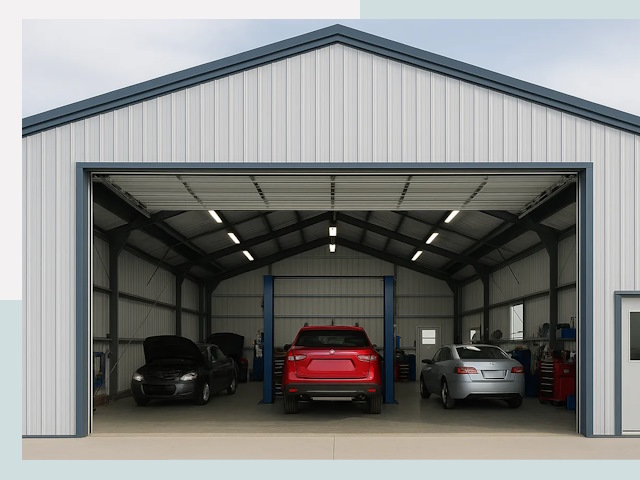 Ангары из сэндвич панелей от 619 руб. в Краснодар