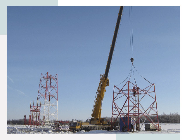 Монтаж вышек связи в Краснодаре