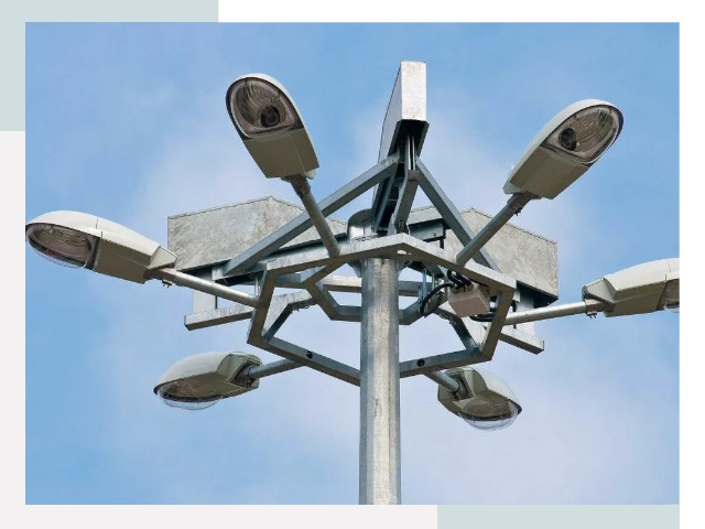 Монтаж осветительных мачт в Краснодаре