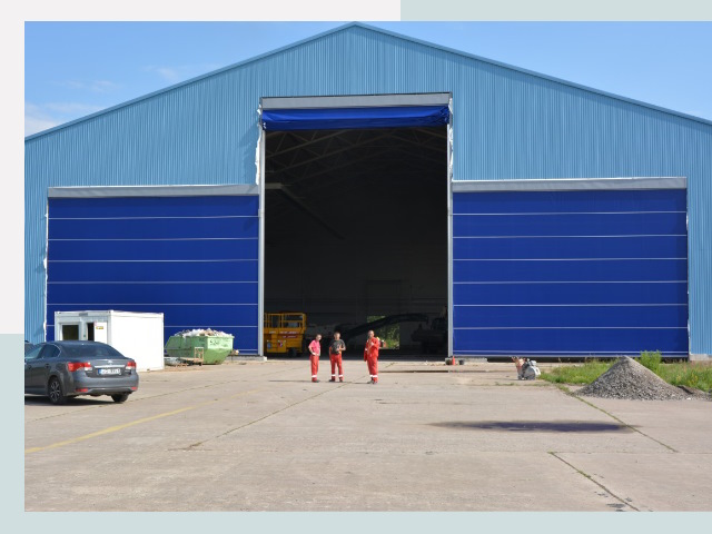 Ангарные ворота в Краснодар от СтальСтрой-Ксд по цене 619 руб.