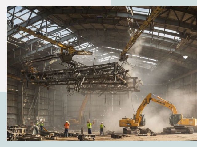 Демонтаж ангаров в Краснодаре от 619 руб. за м²