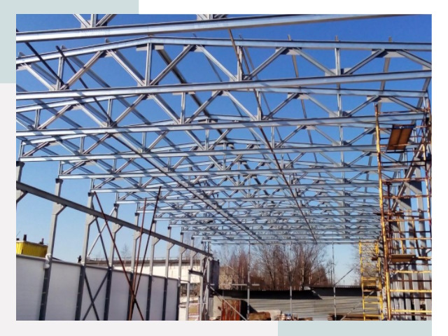 Металлокаркасы для складов в Краснодаре