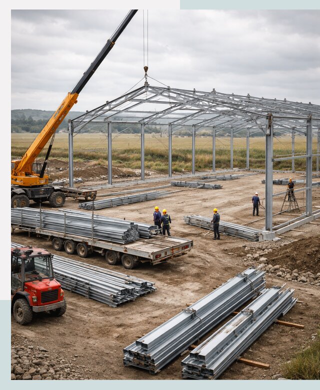 Строительство ангаров для сельхозтехники в Краснодаре под ключ