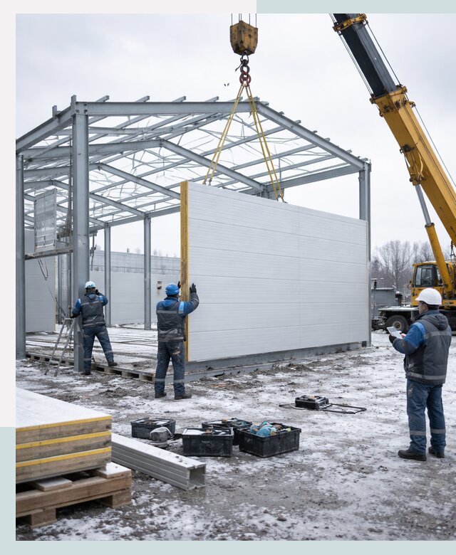 Строительство холодильных складов под ключ в Краснодаре