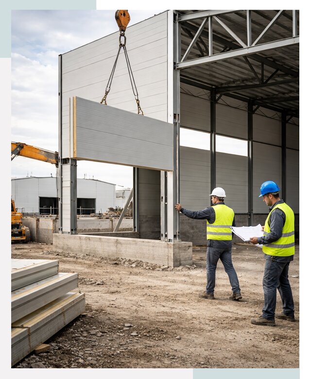 Склад из сэндвич панелей под ключ в Краснодаре от 9803 р. | СтальСтрой-Ксд