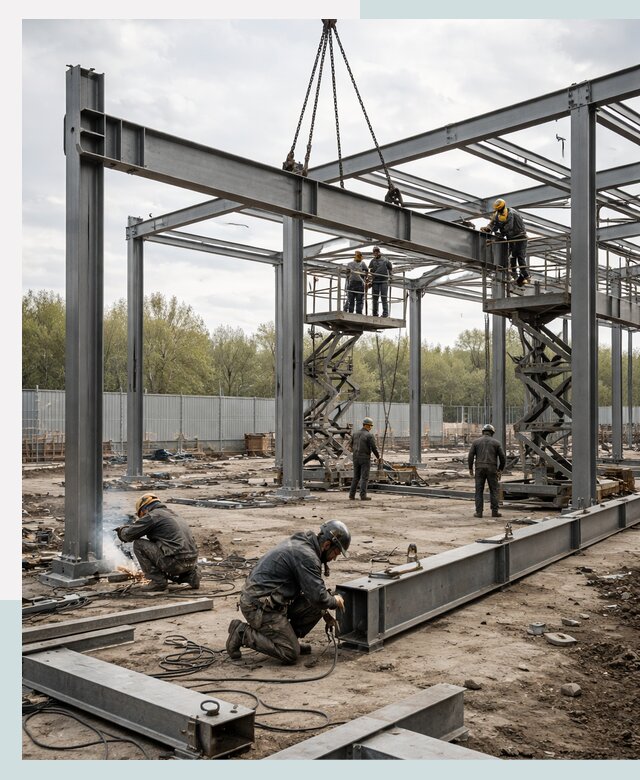 Строительство выставочных павильонов из металлоконструкций в Краснодаре