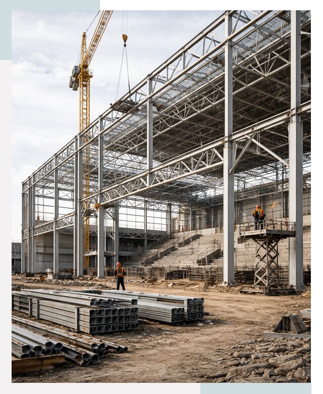 Строительство спортивных комплексов в Краснодаре от 30957 р. | СтальСтрой-Ксд